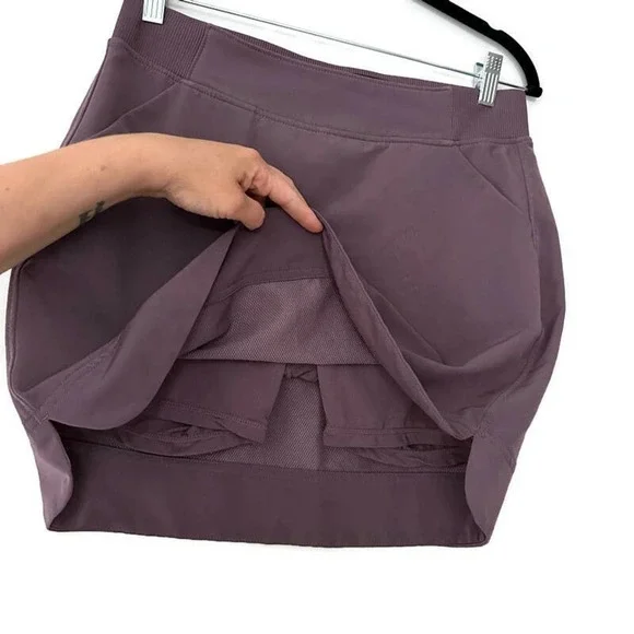 32 Degrees Cool Stretch Woven Skort, Cascadia Violet, Small - Picture 5 of 7